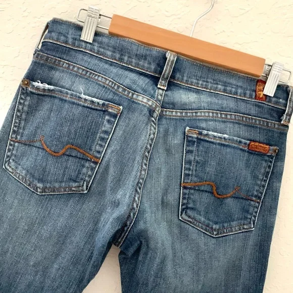 7 For All Mankind Low Rise Original Bootcut
Jeans Women's 28 - Picture 2 of 13
